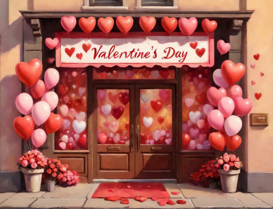 Backdrop "Valentine's Day"