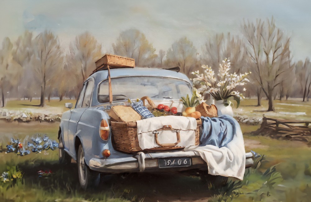 Backdrop "Spring Picnic"