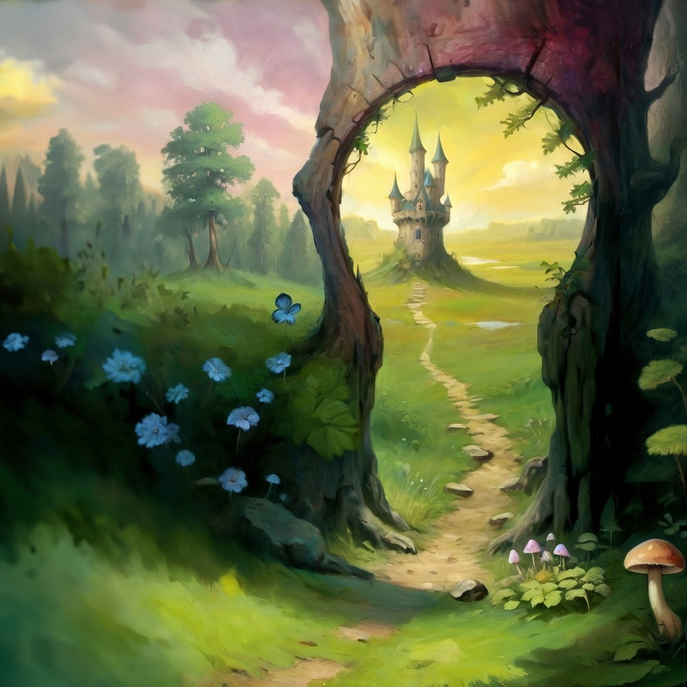 Backdrop "Road to wonderland"