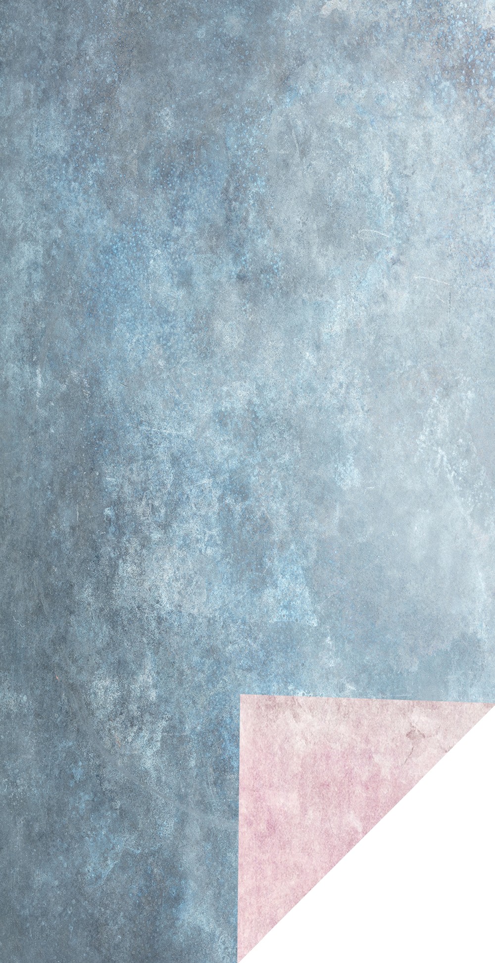Double sided blackout portrait backdrop "French blue / Pink"