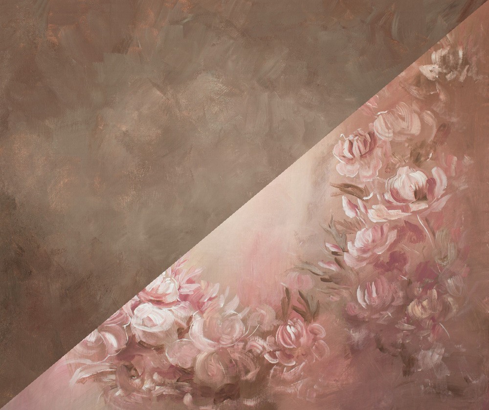 Double sided backdrop "pink dreams / evolution"