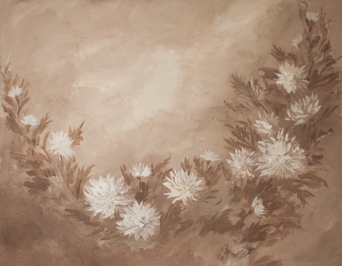 Backdrop "Chrysanthemums"