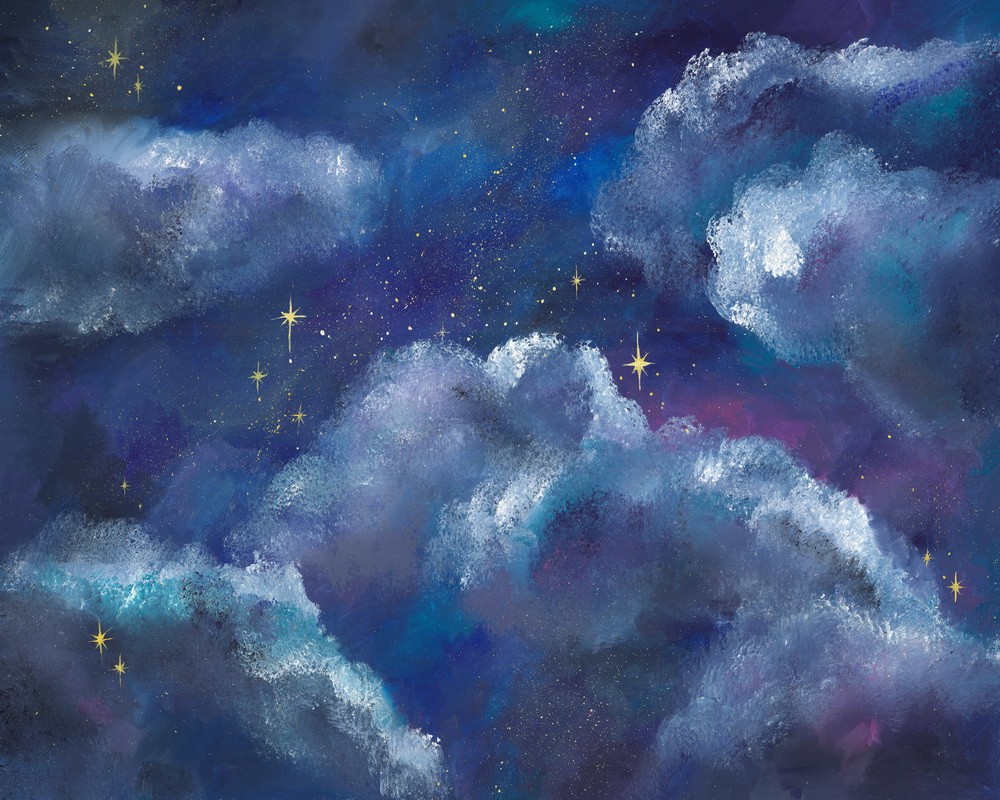 Backdrop "starlight night"