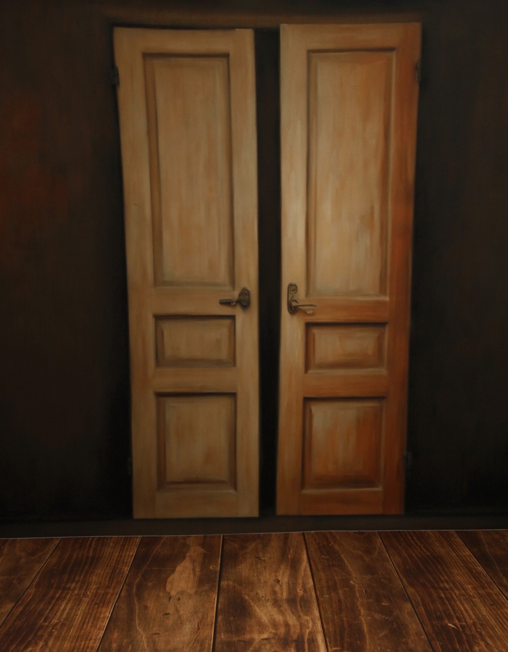 Backdrop "Brown door"