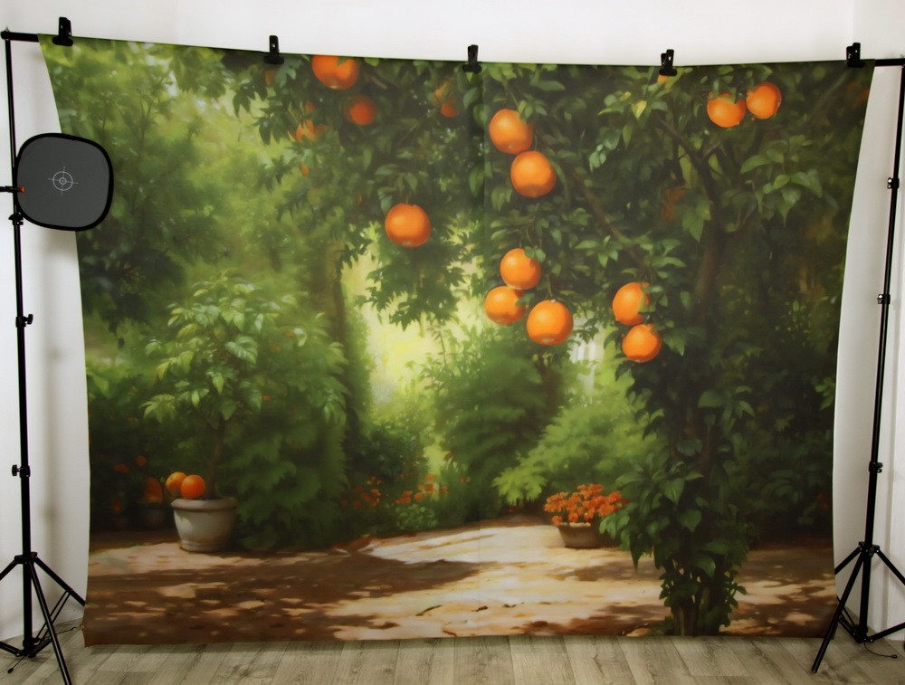 Backdrop "Orange garden"