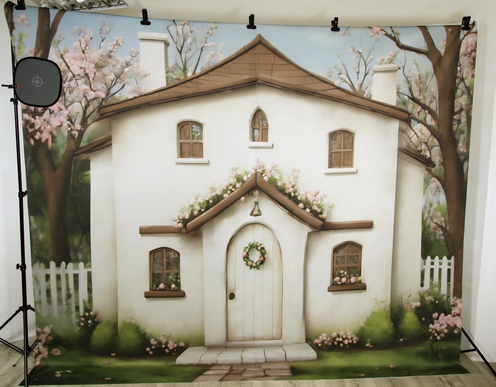 Backdrop "Spring houses"