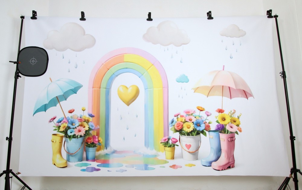 Backdrop "Summer rain (boots)"