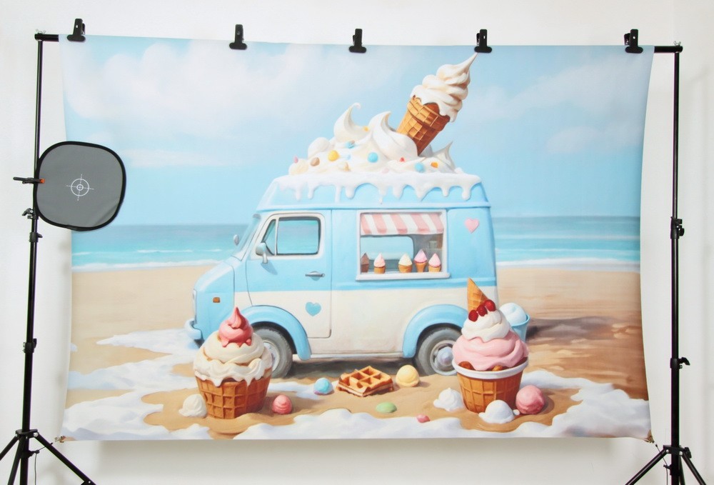 Backdrop "Icecream van"