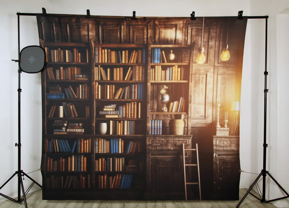 School backdrop "library"