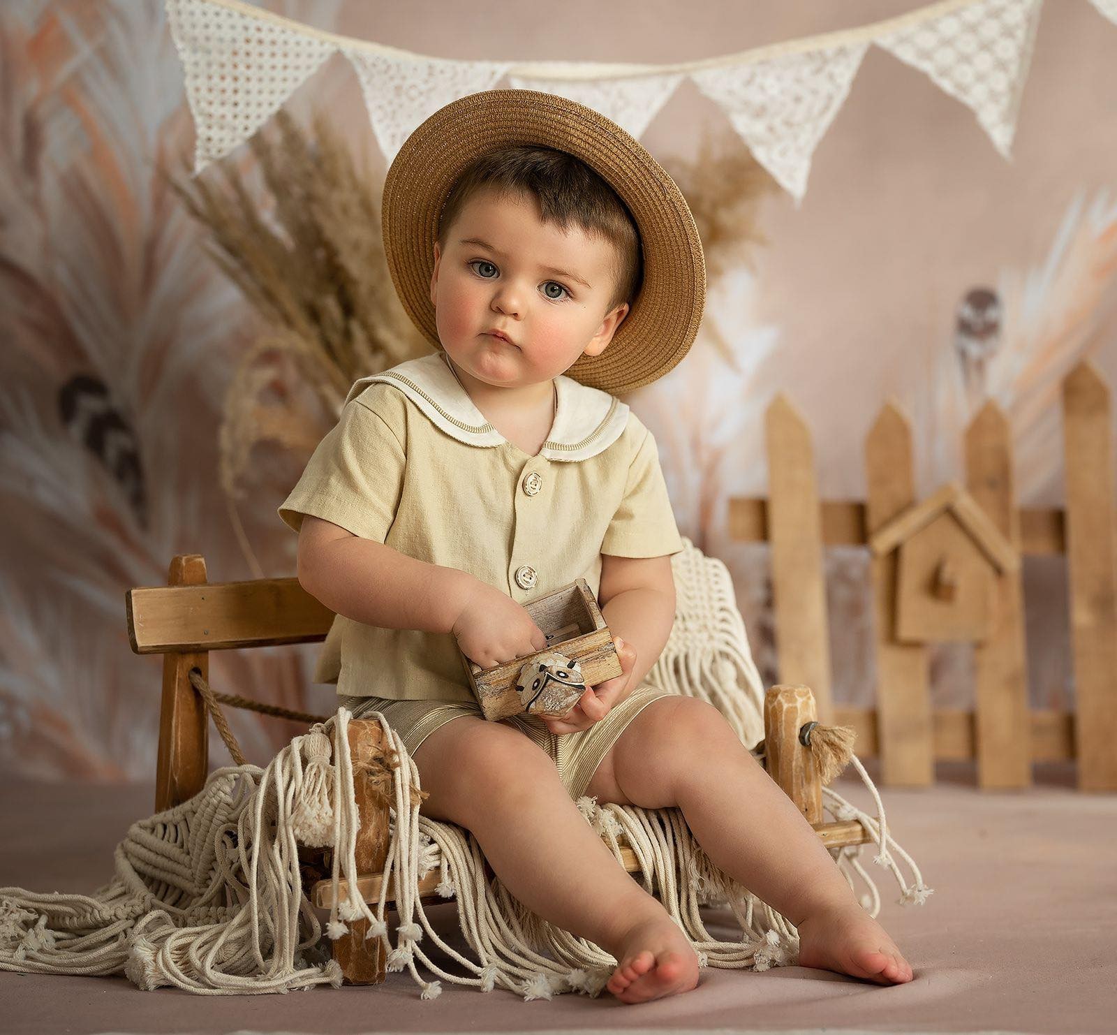 Backdrop "Feathers"