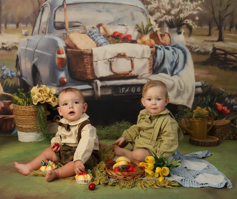 Backdrop "Spring Picnic"